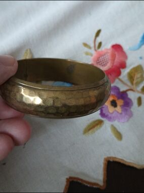Vintage brass bracelet